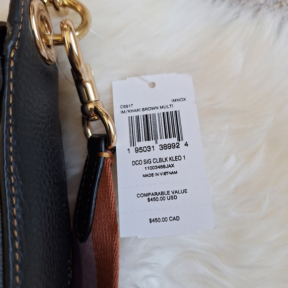 NWT Coach Kleo Disco Signature Crossbody Embellished Patchs Saddle Shoulder Bag - Picture 12 of 15